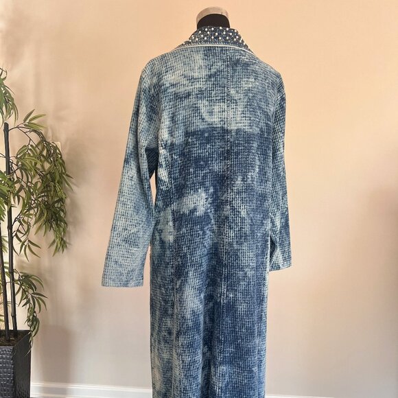 NWT M’ De Pompadour Oversized Denim Jacket with Pearls Plus Size - Picture 7 of 13